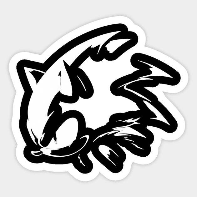 sonic Sticker by piratesnow